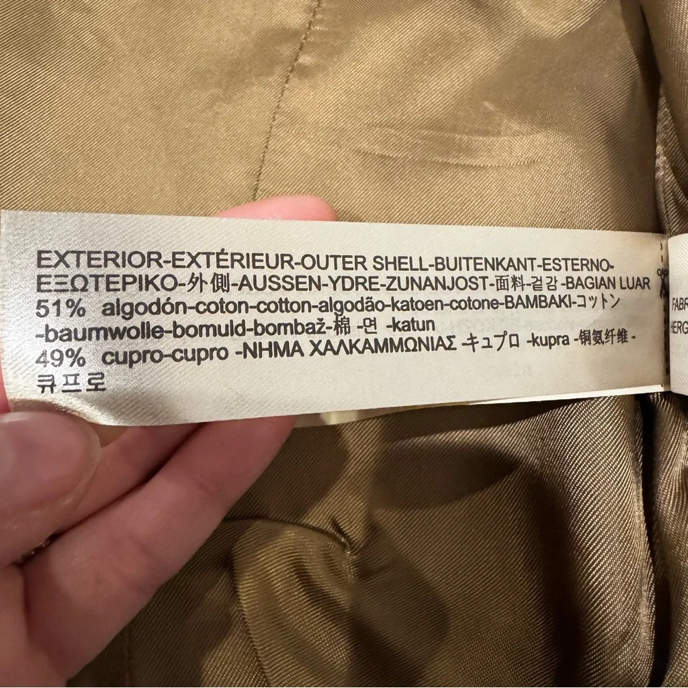 Massimo Dutti Sateen Moto Vest with Silver Asymmetrical Zipper - Picture 11 of 12